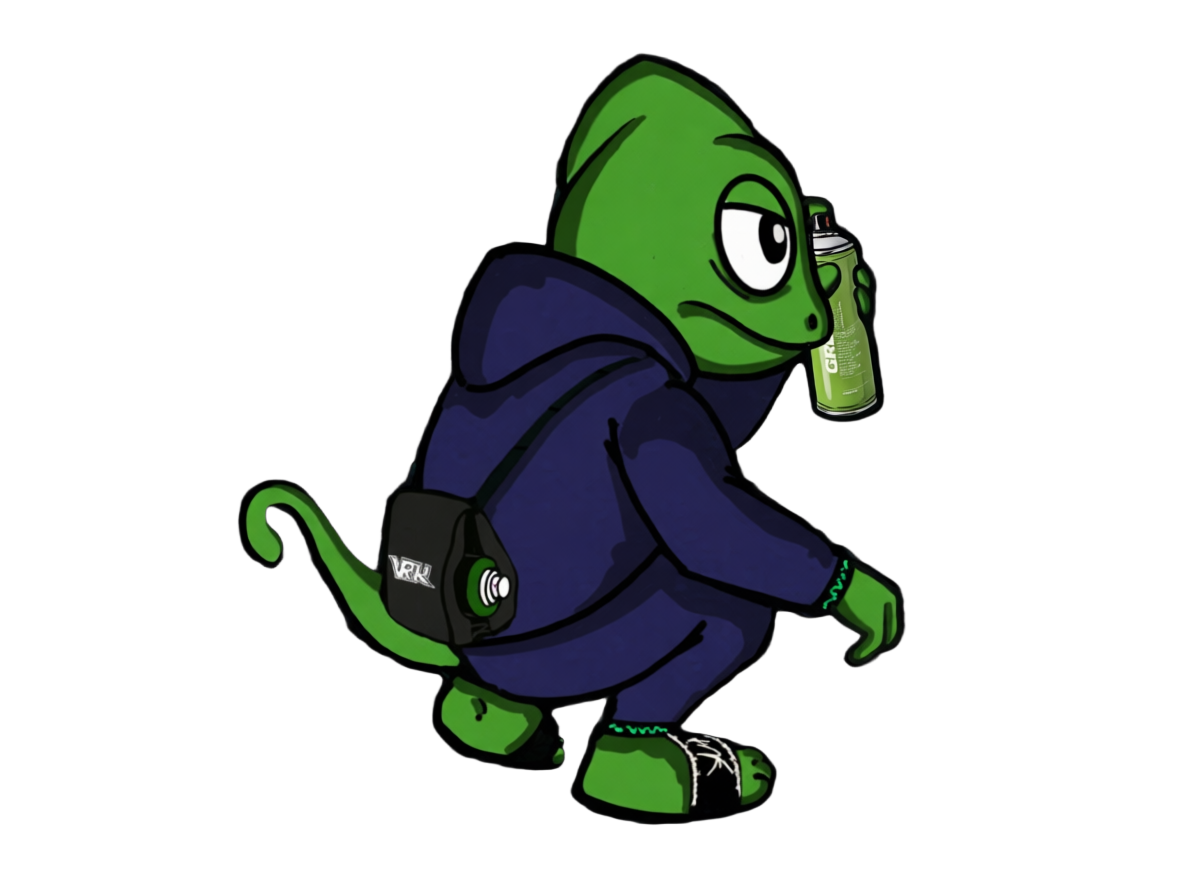 Lézard peintre